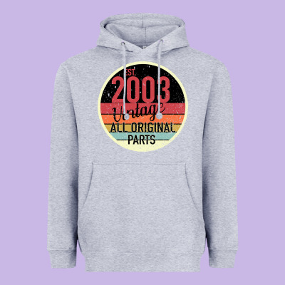 16th Birthday Gift Vintage 2003 Heavyweight Hoodie Designed By Bettercallsaul