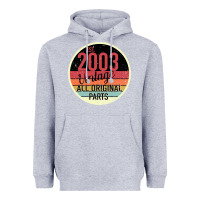 Heather Grey 16th Birthday gift Vintage 2003 Heavyweight Hoodie - Bettercallsaul