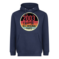 Navy 16th Birthday gift Vintage 2003 Heavyweight Hoodie - Bettercallsaul