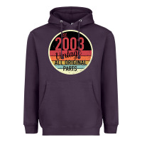 Plum 16th Birthday gift Vintage 2003 Heavyweight Hoodie - Bettercallsaul