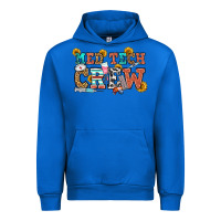 Cobalt med tech crew Urban Hoodie - OliviaCreatesArt