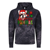 Cloud Black merry pawmas christmas french bulldog Vintage Hoodie - Jasminsmagicworld