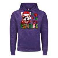 Cloud Purple merry pawmas christmas french bulldog Vintage Hoodie - Jasminsmagicworld