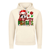 Vintage Artic merry pawmas christmas french bulldog Vintage Hoodie - Jasminsmagicworld