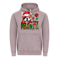 Vintage Zinc merry pawmas christmas french bulldog Vintage Hoodie - Jasminsmagicworld