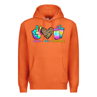 Carrot peace love loaded tea Premium Hoodie - JahusDesignShop