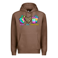 Chestnut peace love loaded tea Premium Hoodie - JahusDesignShop