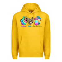 Lemon peace love loaded tea Premium Hoodie - JahusDesignShop