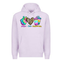 Lilac peace love loaded tea Premium Hoodie - JahusDesignShop