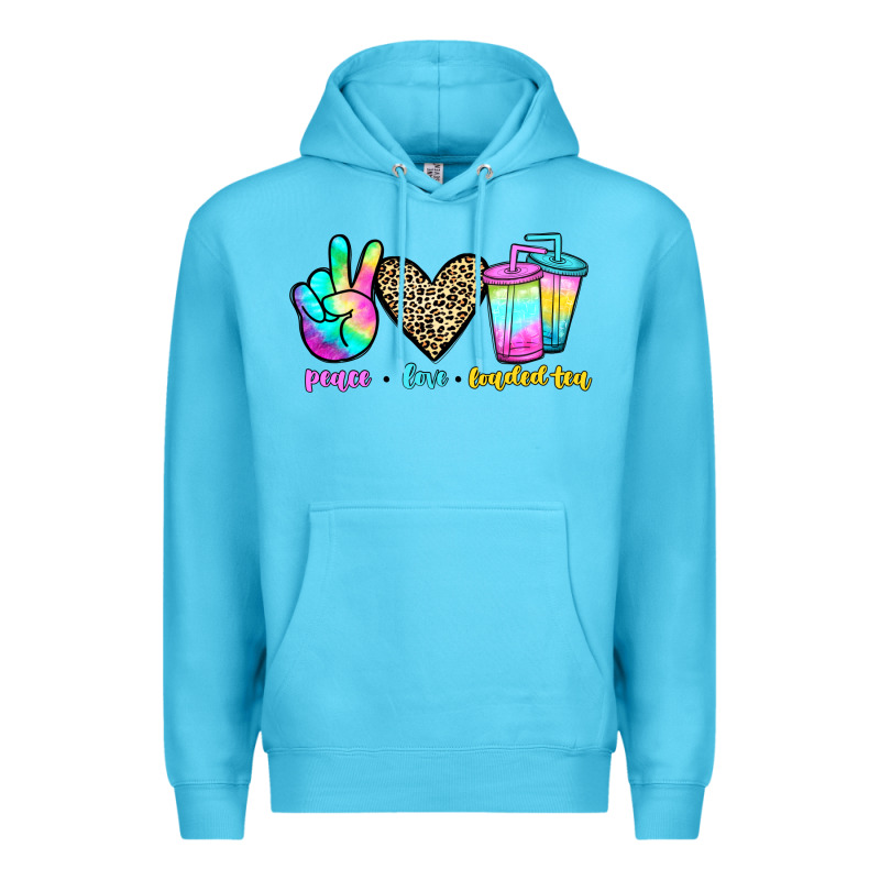 Peace Love Loaded Tea Premium Hoodie by JahusDesignShop | Teevron