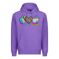 Purple peace love loaded tea Premium Hoodie - JahusDesignShop