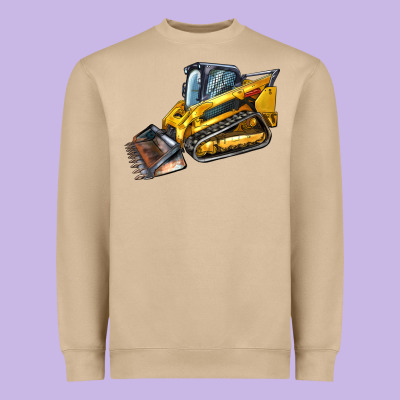 Compact Track Loader Heavyweight Sweatshirt Designed By Lillyallendesigns
