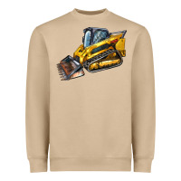 Mushroom Compact Track Loader Heavyweight Sweatshirt - LillyAllenDesigns