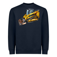 Navy Compact Track Loader Heavyweight Sweatshirt - LillyAllenDesigns