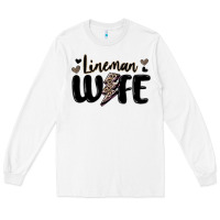 White lineman wife Long Sleeve Tee - MaliasSmallBusiness