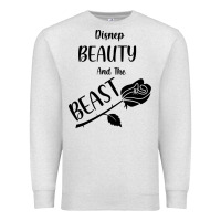 Oatmeal Heather Wrt Beauty And The Beast Premium Sweatshirt - Bettercallsaul