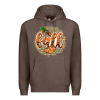 Coffee Fall with Background Premium Hoodie - texasbilliewilder