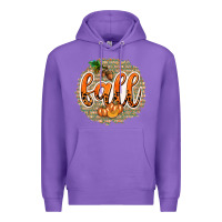 Purple Fall with Background Premium Hoodie - texasbilliewilder
