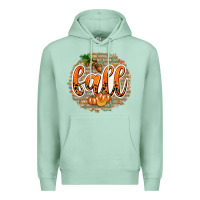 Seafoam Fall with Background Premium Hoodie - texasbilliewilder
