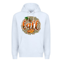 White Fall with Background Premium Hoodie - texasbilliewilder
