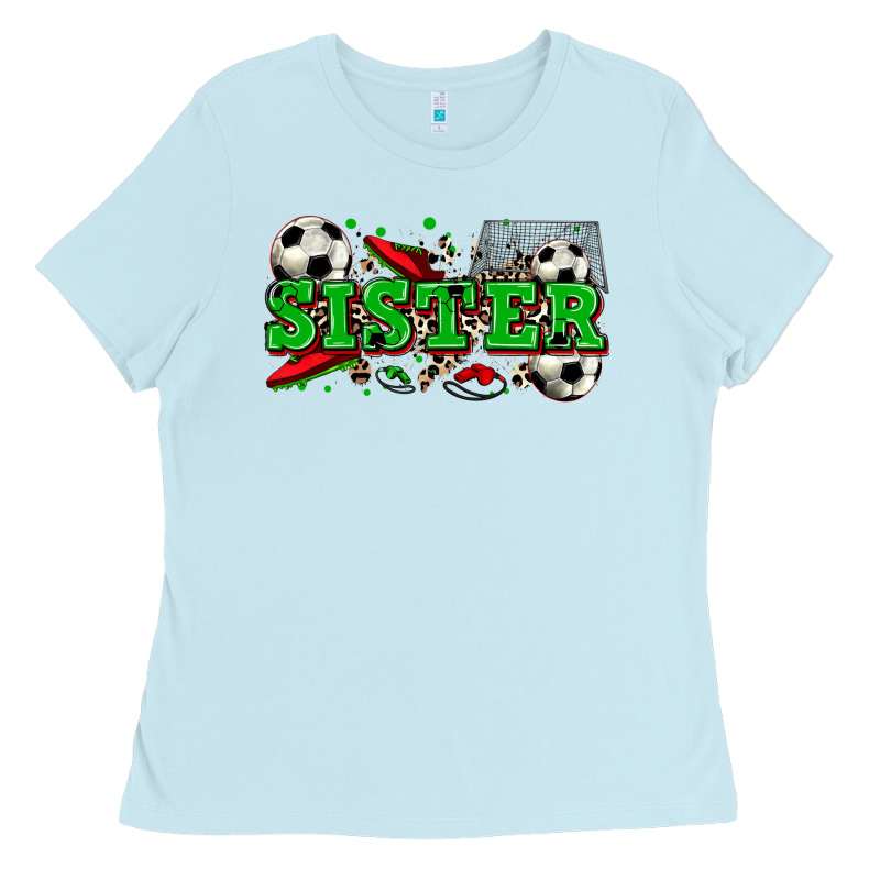 Sister Soccer Ladies Tee by Zillion Design Studio | Teevron
