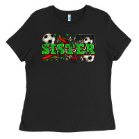 Black sister soccer Ladies Tee - Zillion Design Studio