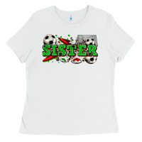 White sister soccer Ladies Tee - Zillion Design Studio