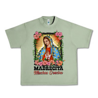 Oil Green madrecita muchas gracias lady of Guadalupe Urban Heavy Tee - BarkalooDesign