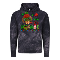 Cloud Black merry pawmas christmas dachshund Vintage Hoodie - Jasminsmagicworld