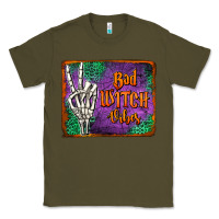 Army Green bad witch vibes Classic Tee - Jasminsmagicworld