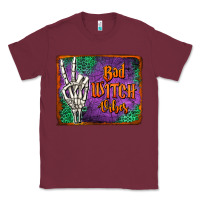 Burgundy bad witch vibes Classic Tee - Jasminsmagicworld