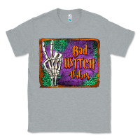 Heather Grey bad witch vibes Classic Tee - Jasminsmagicworld