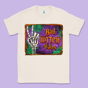 Bad Witch Vibes Classic Tee Designed By Jasminsmagicworld