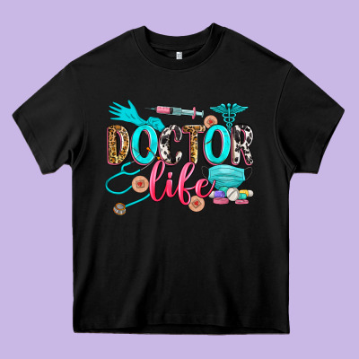 Doctor Life Heavy Core Tee Designed By Zillion Design Studio