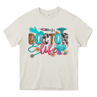 Cream doctor life Heavy Core Tee - Zillion Design Studio