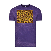 Cloud Purple sunflower leopard background 3200x2400 Vintage Tee - AdoDesignShop