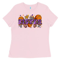 Bubblegum Pink sister basketball Ladies Tee - Zillion Design Studio