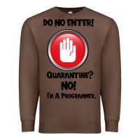 Chestnut I'm Not In Quarantine I'm A Programmer Premium Sweatshirt - Bettercallsaul