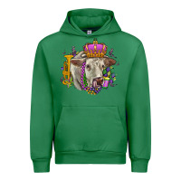 Emerald charolais mardi gras Urban Hoodie - OliviaCreatesArt
