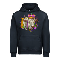 Navy charolais mardi gras Urban Hoodie - OliviaCreatesArt