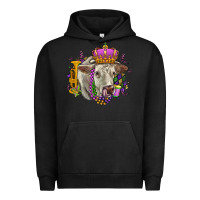 Pigment Black charolais mardi gras Urban Hoodie - OliviaCreatesArt