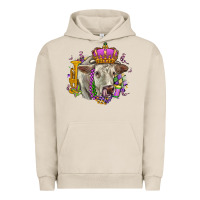 Pigment French Oak charolais mardi gras Urban Hoodie - OliviaCreatesArt