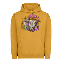 Pigment Peanut Butter charolais mardi gras Urban Hoodie - OliviaCreatesArt