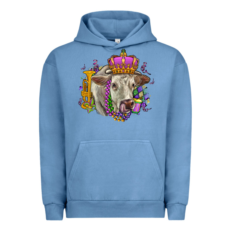 Charolais Mardi Gras Urban Hoodie by OliviaCreatesArt | Teevron