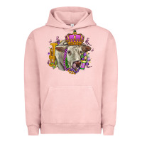 Pigment Salmon charolais mardi gras Urban Hoodie - OliviaCreatesArt