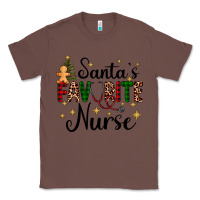 Chestnut santa's favorite nurse Classic Tee - AdoDesignShop