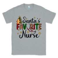 Heather Grey santa's favorite nurse Classic Tee - AdoDesignShop