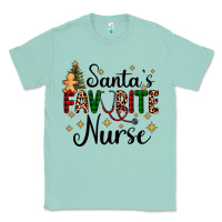 Seafoam santa's favorite nurse Classic Tee - AdoDesignShop
