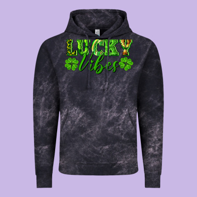 Lucky Vibes Vintage Hoodie Designed By Ranaportraitstore