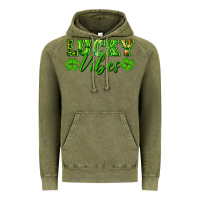Vintage Olive lucky vibes Vintage Hoodie - RanaPortraitStore